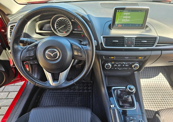 Mazda 3 cena 42900 przebieg: 211164, rok produkcji 2014 z Suchedniów małe 667